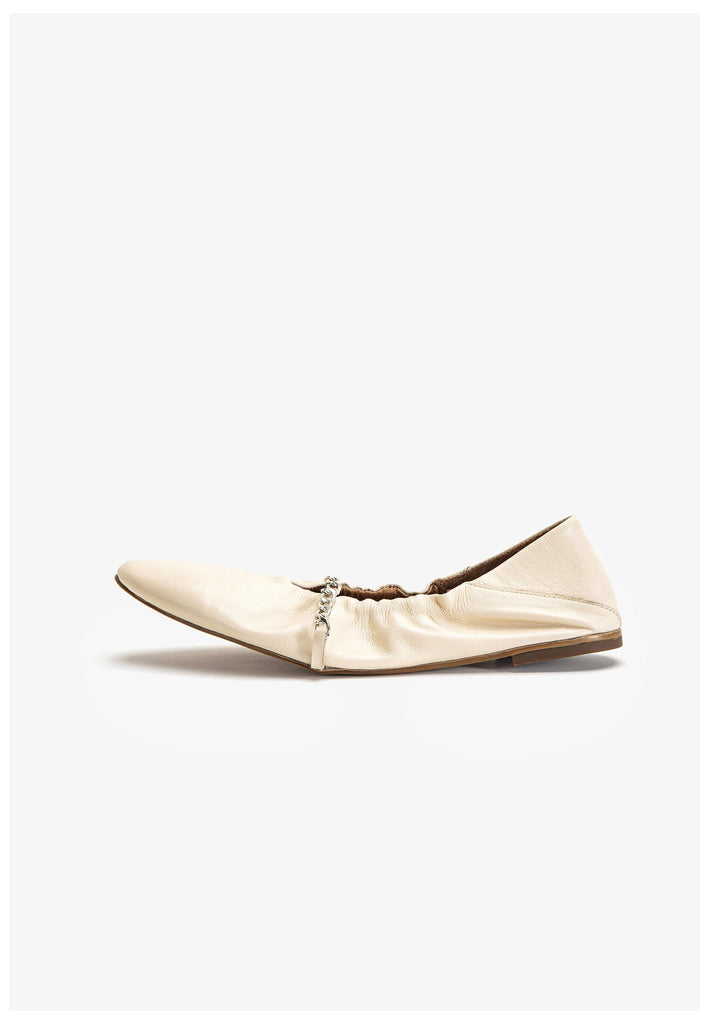 Inuovo Slipper Leder Bone - surf4shoes