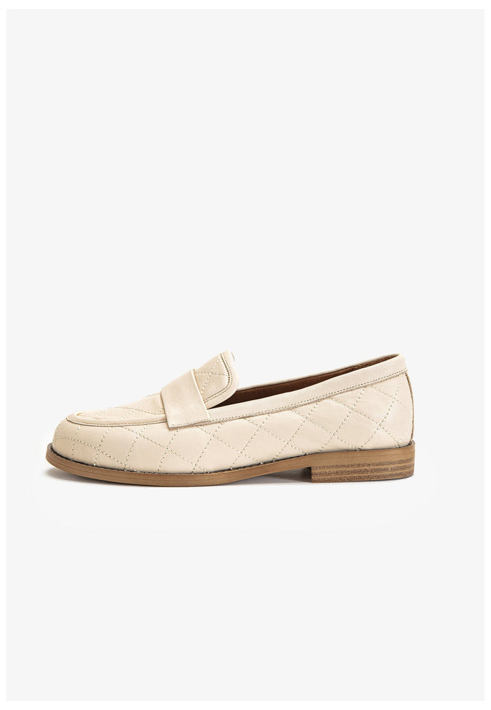 Inuovo Slipper Leder Beige - surf4shoes