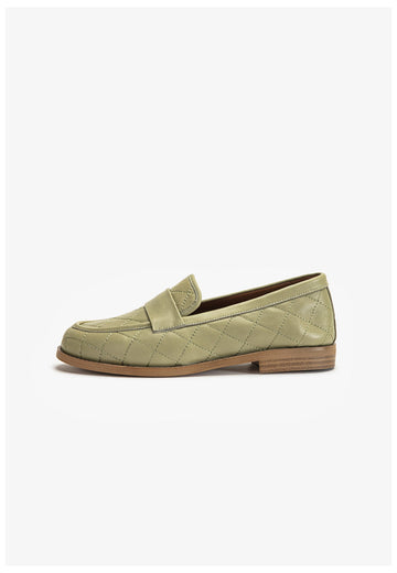 Inuovo Slipper Leder Oliv - surf4shoes