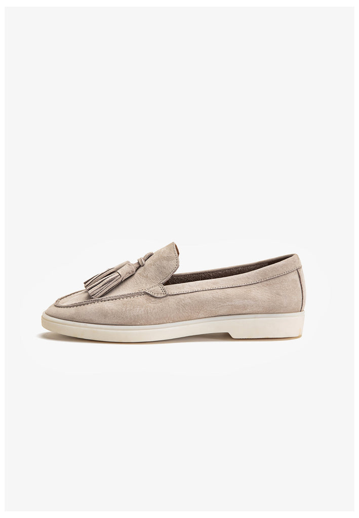 Inuovo Slipper Leder Hellgrau - surf4shoes