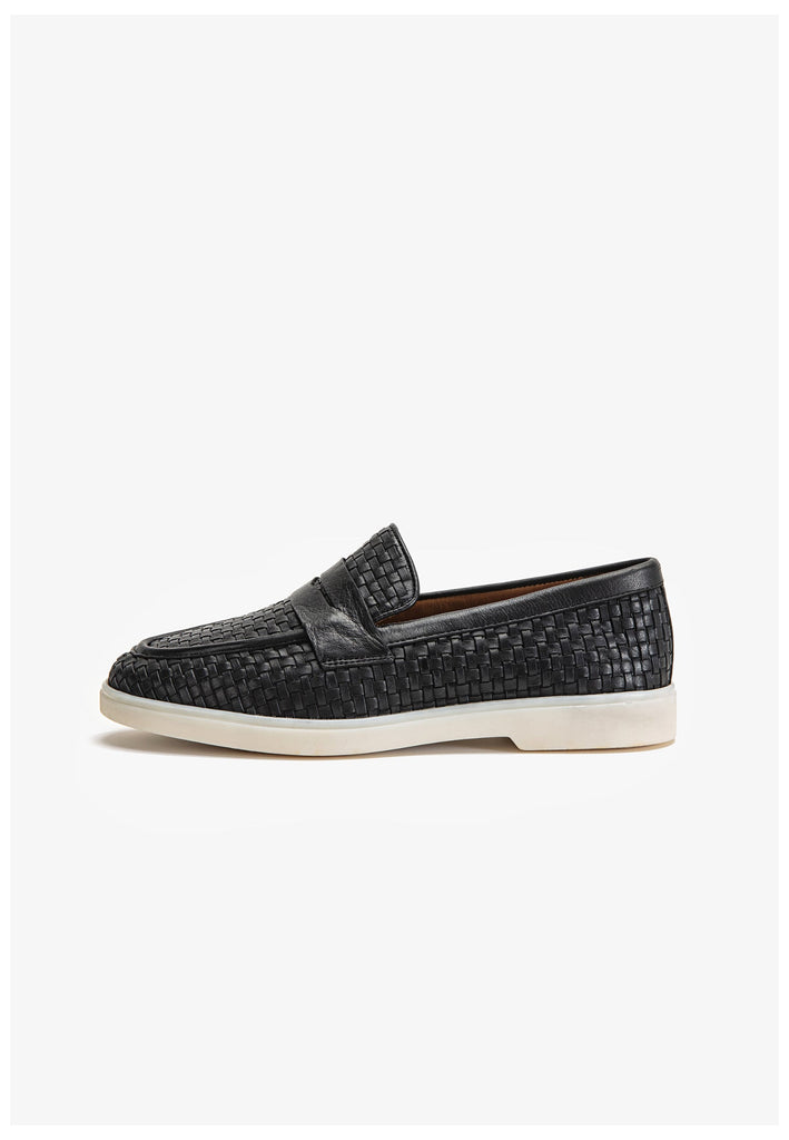 Inuovo Slipper Leder Schwarz - surf4shoes