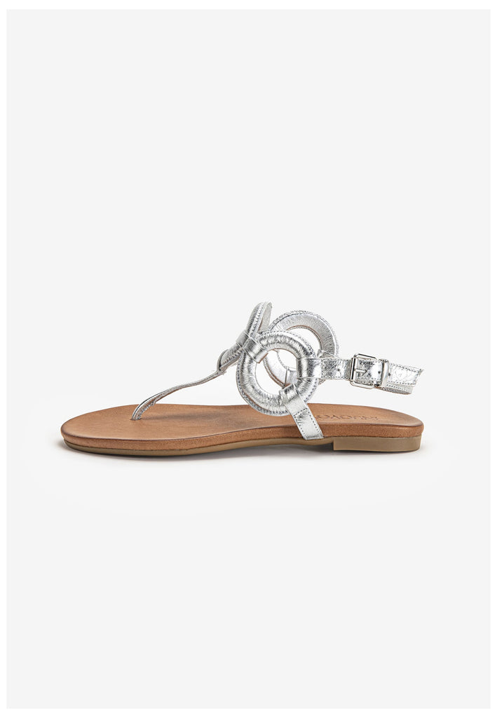Inuovo Sandalen Leder Silber - surf4shoes