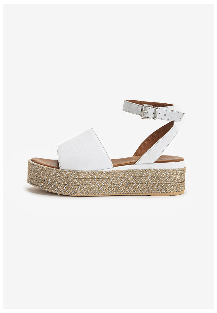 Inuovo Sandalen Leder Weiß - surf4shoes