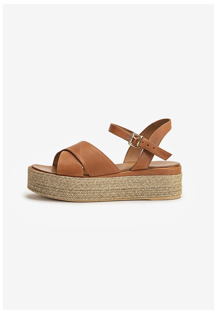 Inuovo Sandalen Leder Mittelbraun - surf4shoes