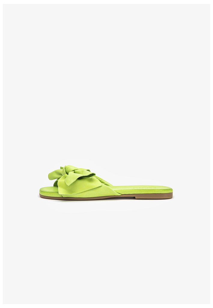 Inuovo Pantoletten Leder Pistachio - surf4shoes