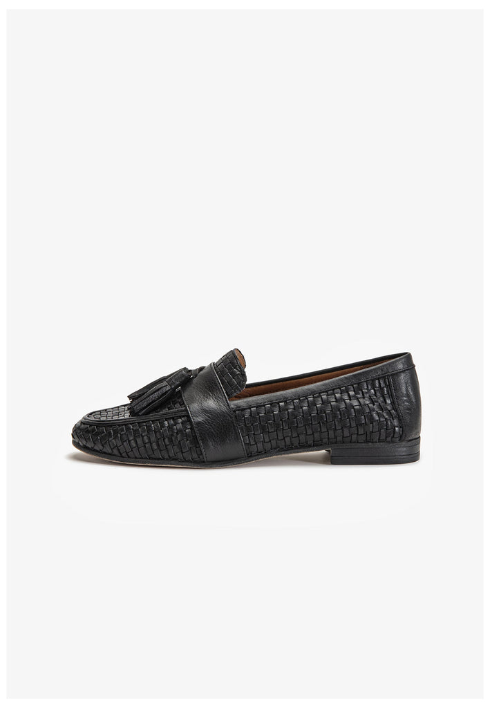 Inuovo Slipper Leder Schwarz - surf4shoes