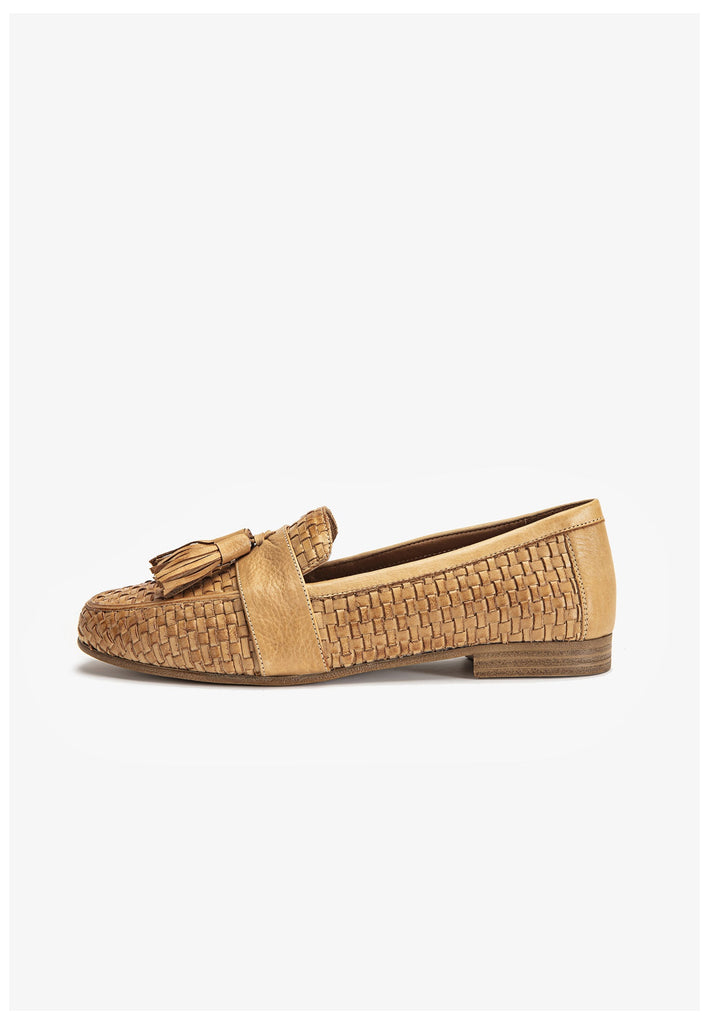 Inuovo Slipper Leder Hellbraun - surf4shoes