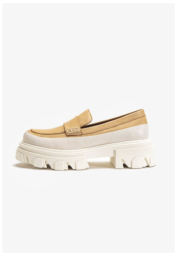 Inuovo Slipper Leder Hellbraun - surf4shoes