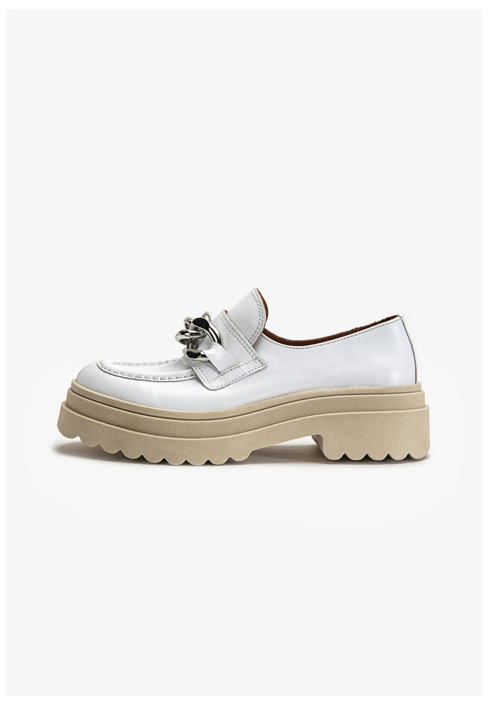 Inuovo Slipper Leder Weiß - surf4shoes