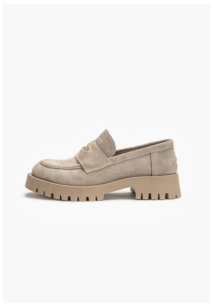 Inuovo Slipper Leder Beige - surf4shoes