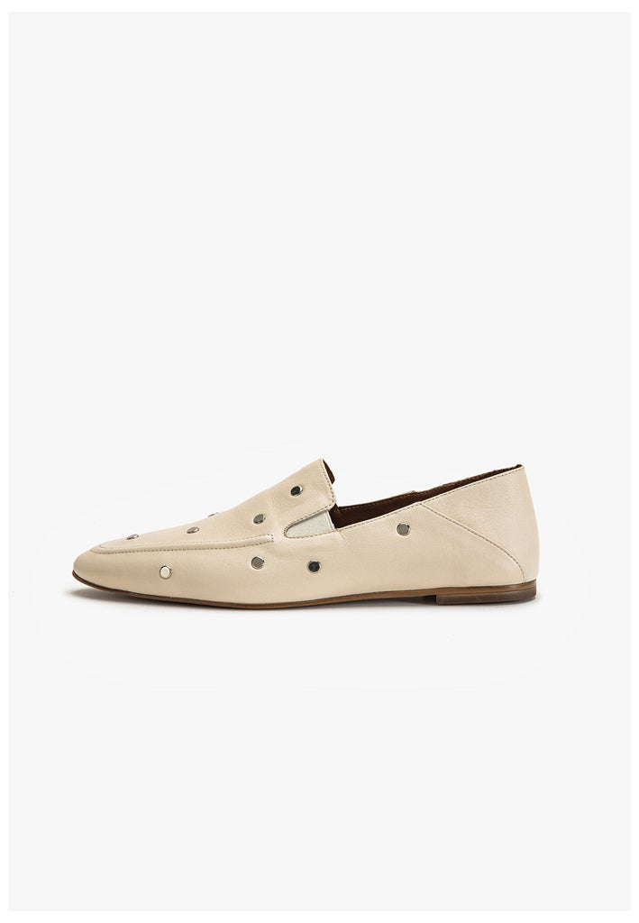 Inuovo Slipper Leder Beige - surf4shoes