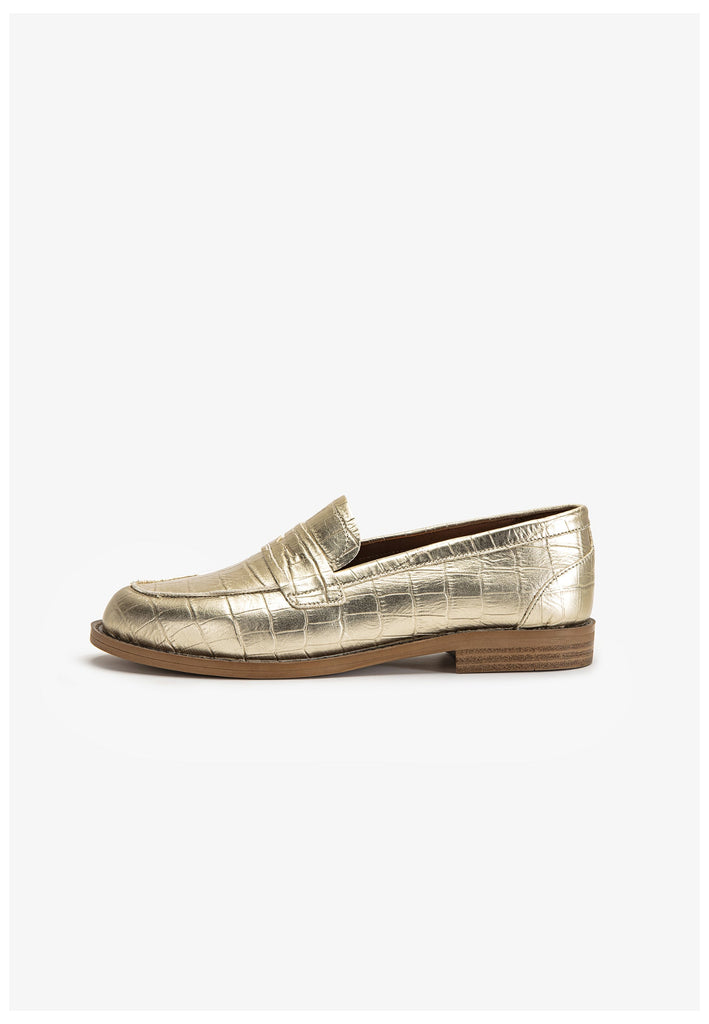 Inuovo Slipper Leder Gold - surf4shoes