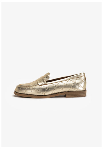 Inuovo Slipper Leder Gold - surf4shoes