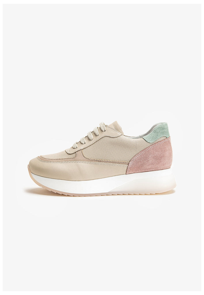Inuovo Sneaker Leder Beige - surf4shoes