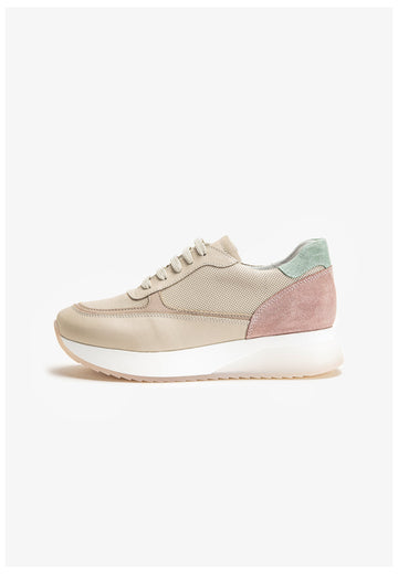 Inuovo Sneaker Leder Beige - surf4shoes