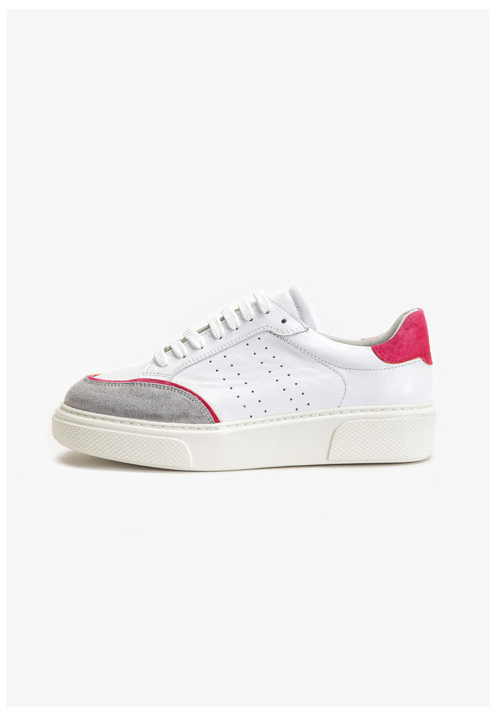 Inuovo Sneaker Leder Fuchsia - surf4shoes