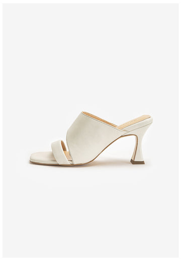 Inuovo Pantoletten Leder Weiß - surf4shoes
