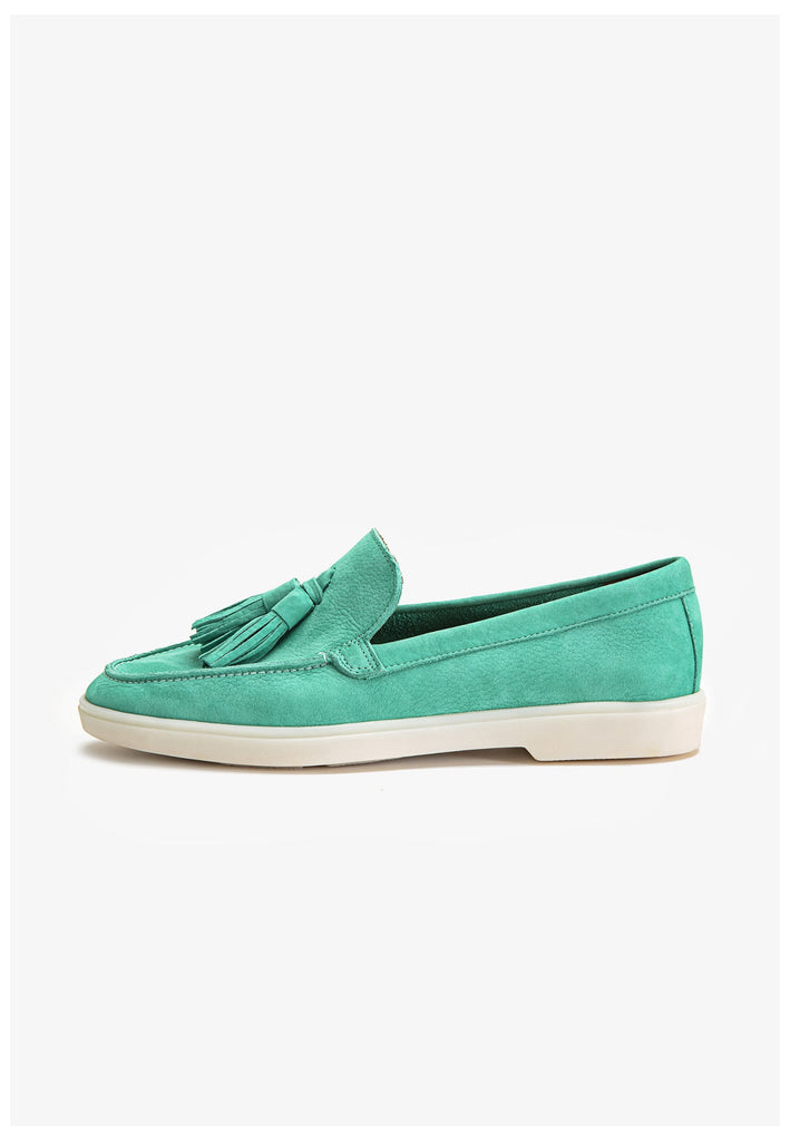Inuovo Slipper Leder Grün - surf4shoes