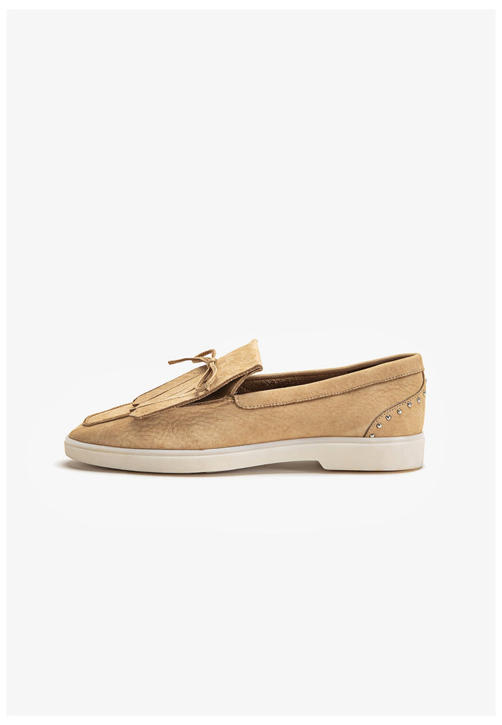 Inuovo Slipper Leder Hellbraun - surf4shoes