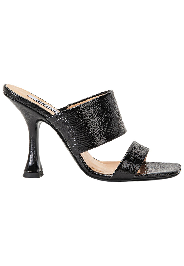 Inuovo Pantoletten Leder Schwarz - surf4shoes