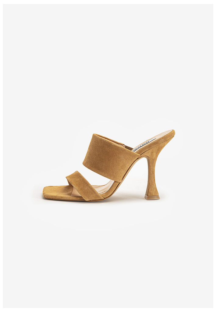 Inuovo Pantoletten Leder Tan - surf4shoes