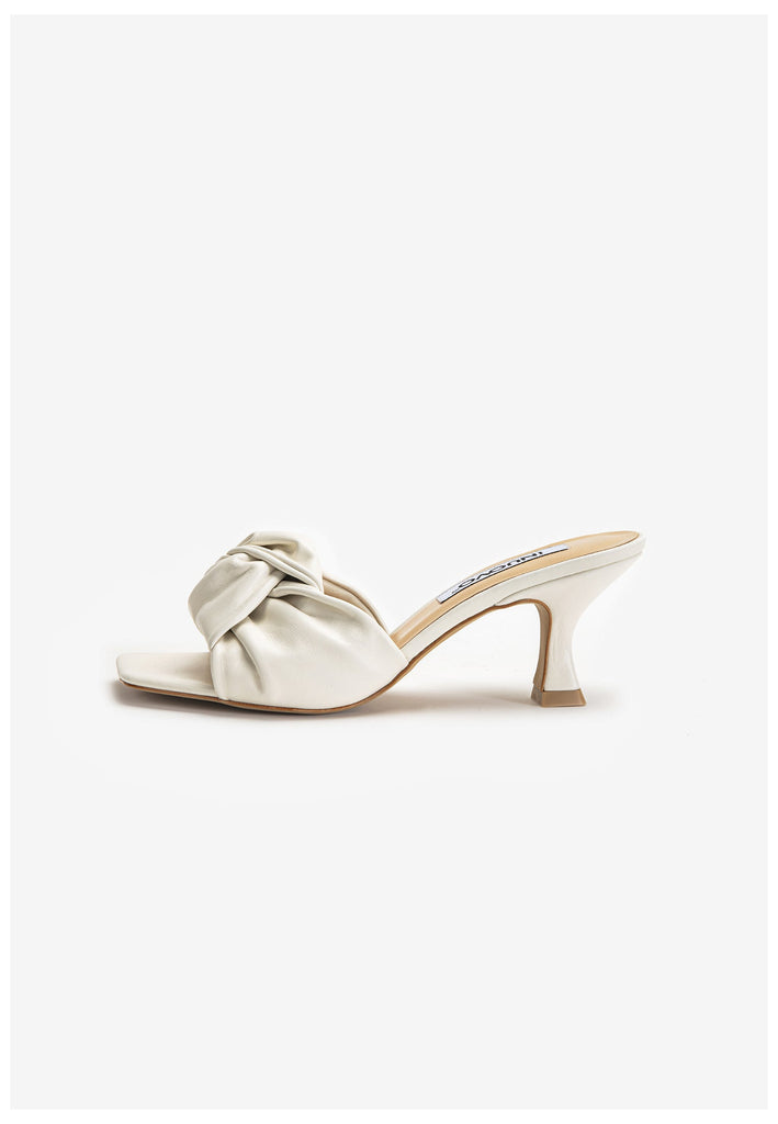 Inuovo Pantoletten Leder Weiß - surf4shoes