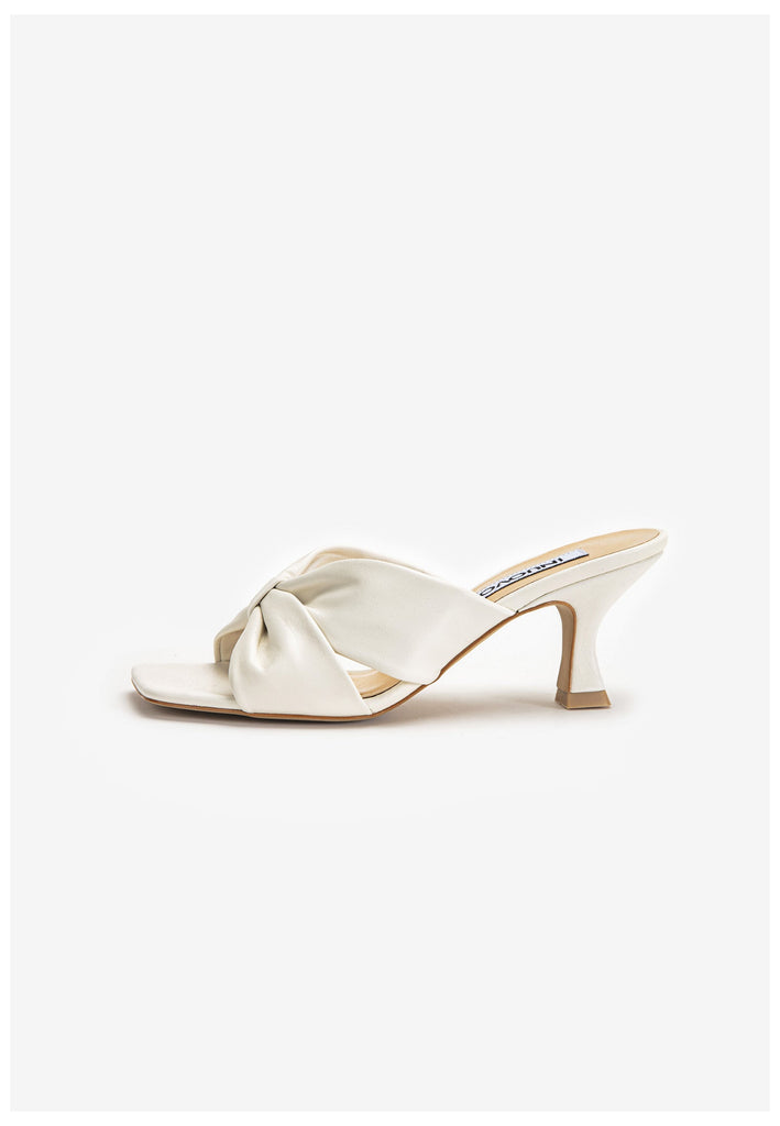 Inuovo Pantoletten Leder Weiß - surf4shoes