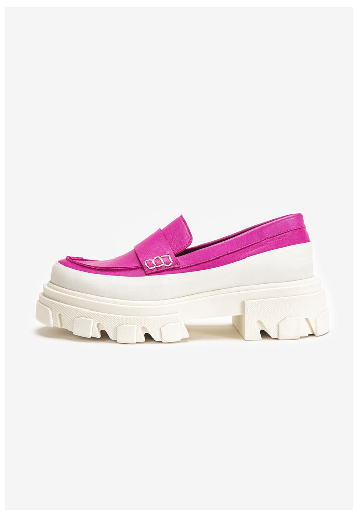 Inuovo Slipper Leder Fuchsia - surf4shoes
