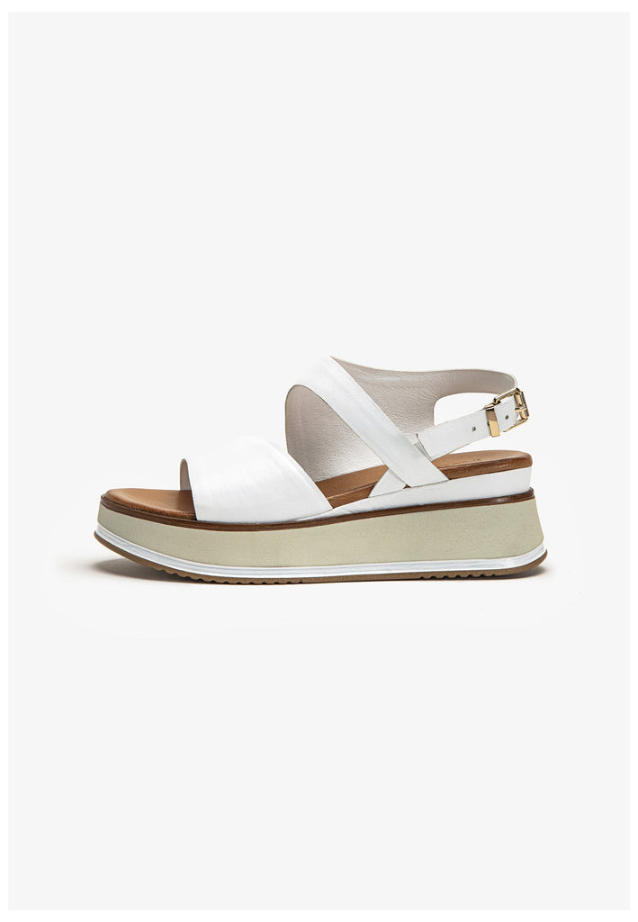 Inuovo Sandalen Leder Weiß - surf4shoes