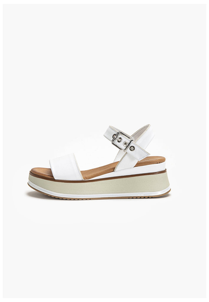 Inuovo Sandalen Leder Weiß - surf4shoes