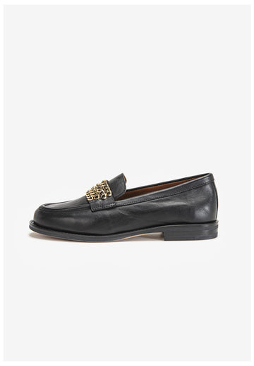Inuovo Slipper Leder Schwarz - surf4shoes