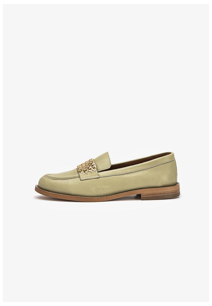 Inuovo Slipper Leder Olive - surf4shoes