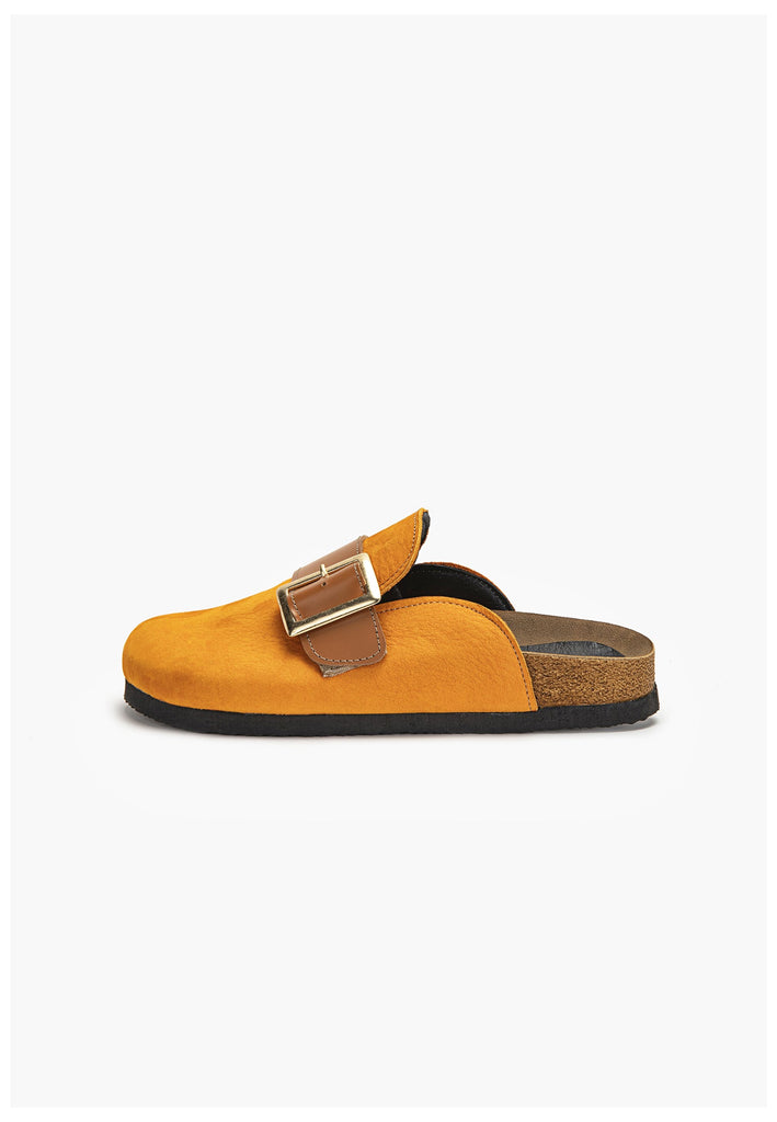 Inuovo Pantoletten Leder Orange - surf4shoes