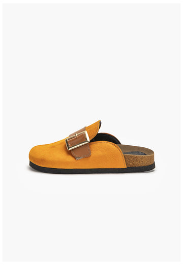Inuovo Pantoletten Leder Orange - surf4shoes
