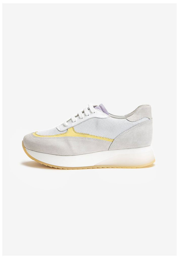 Inuovo Sneaker Leder Yellow - surf4shoes