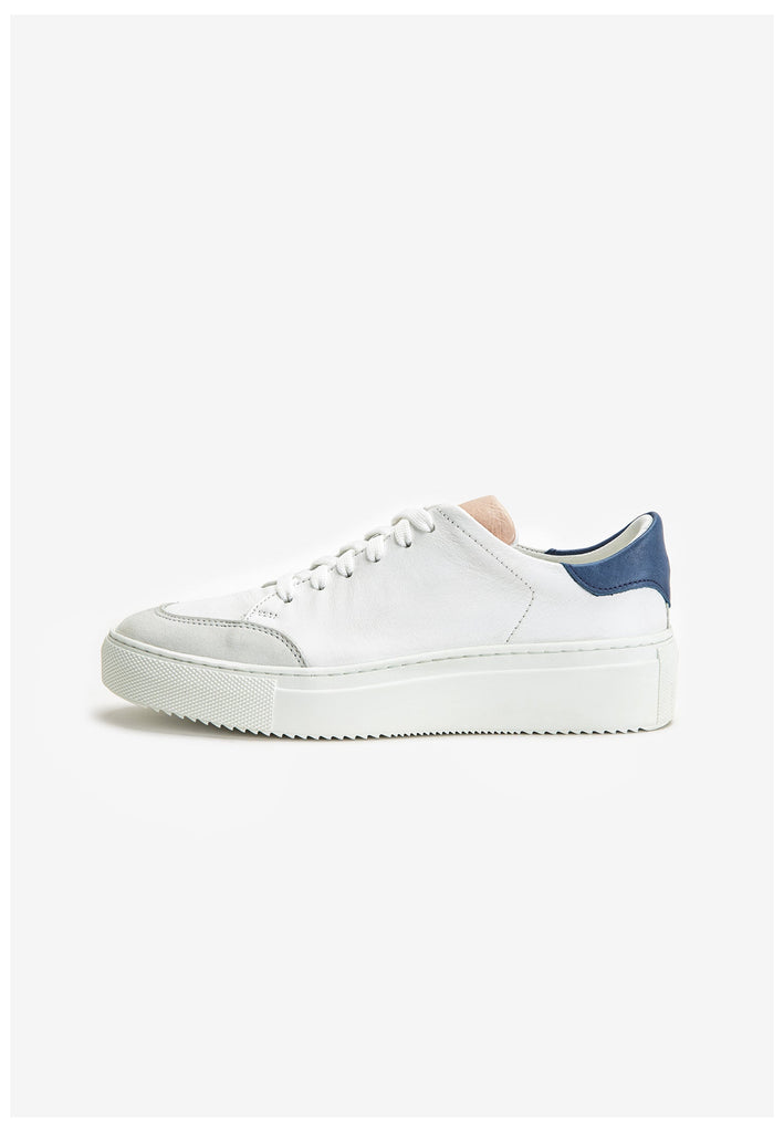 Inuovo Sneaker Leder Weiß/Pink - surf4shoes