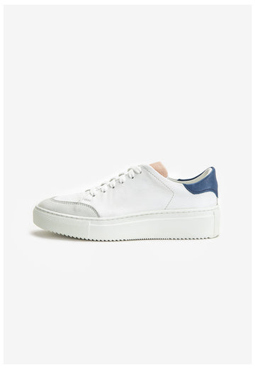 Inuovo Sneaker Leder Weiß/Pink - surf4shoes