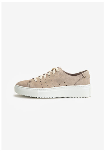 Inuovo Sneaker Leder Silber/Grau - surf4shoes