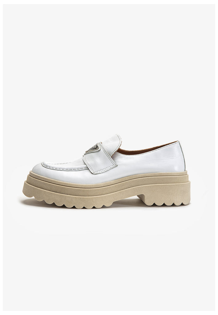 Inuovo Slipper Leder Weiß - surf4shoes