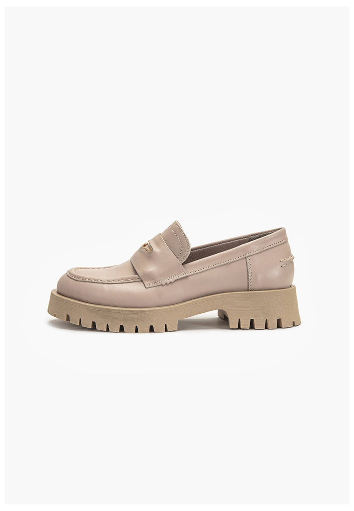 Inuovo Slipper Leder Creme - surf4shoes