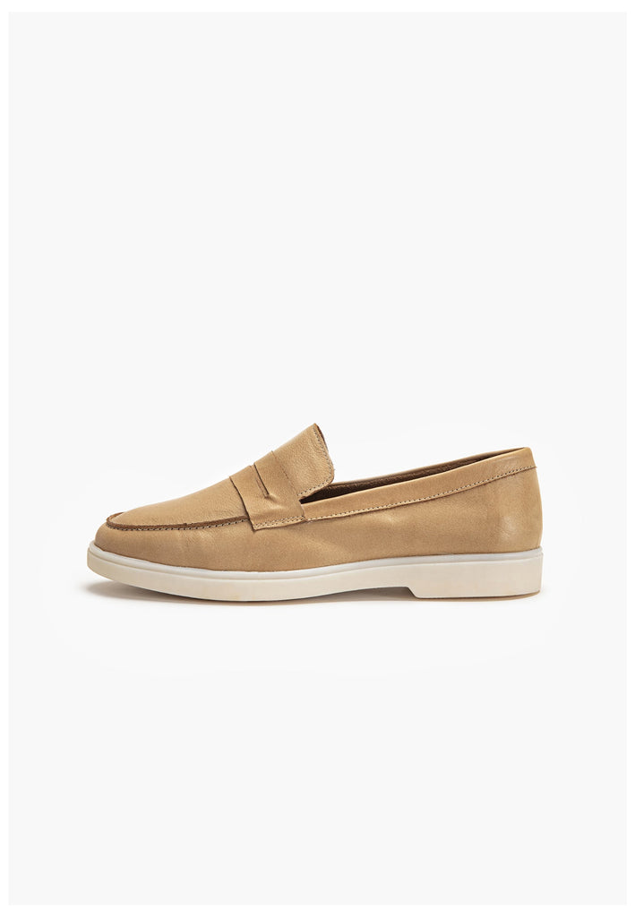 Inuovo Slipper Leder Hellbraun - surf4shoes