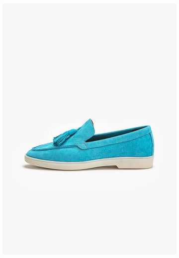 Inuovo Slipper Leder Türkis - surf4shoes