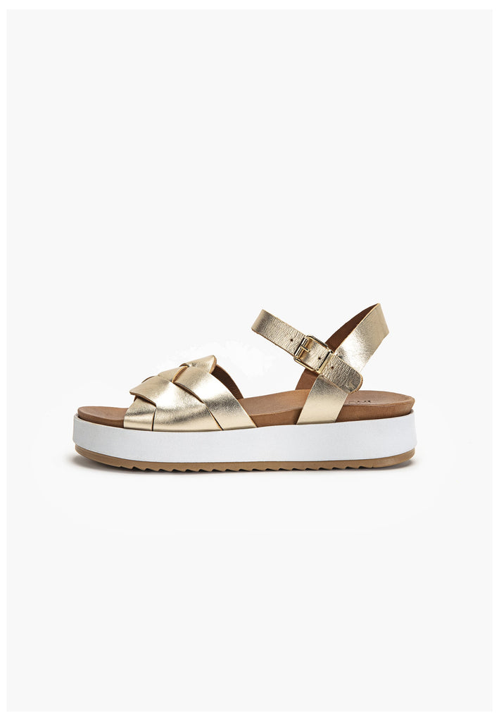 Inuovo Sandalen Leder Gold - surf4shoes