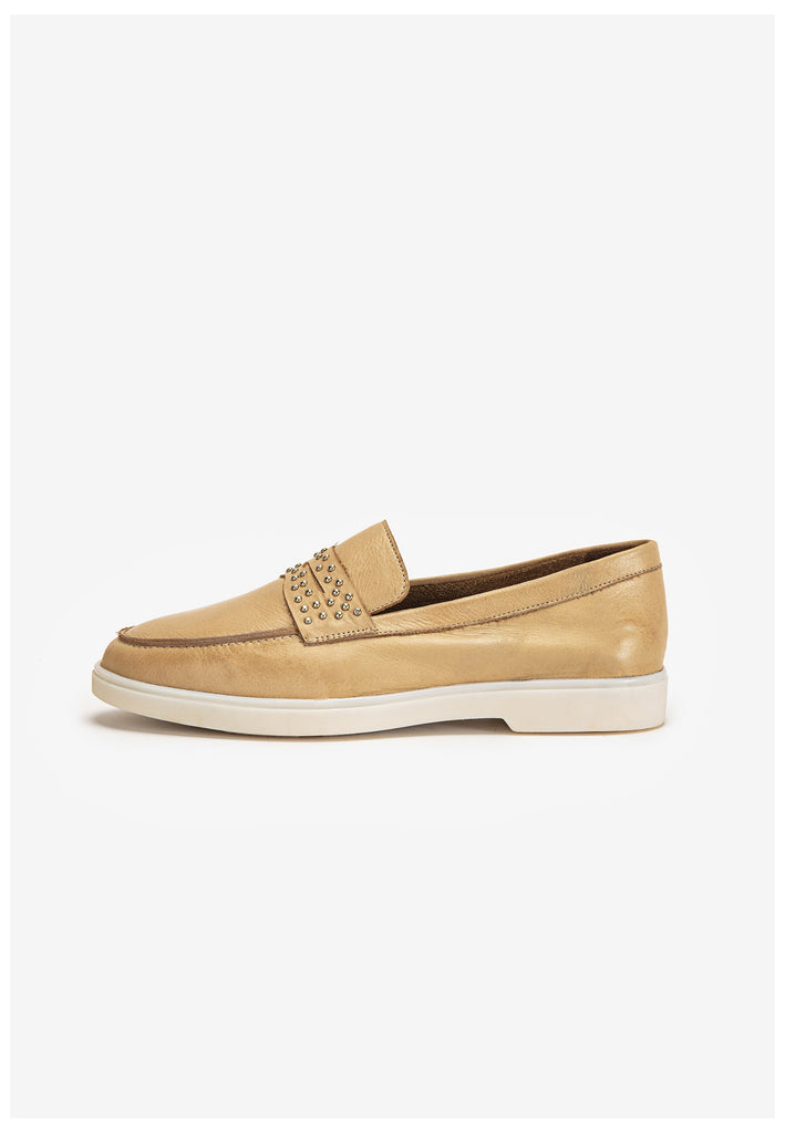 Inuovo Slipper Leder Hellbraun - surf4shoes