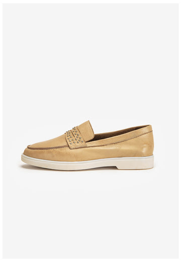 Inuovo Slipper Leder Hellbraun - surf4shoes