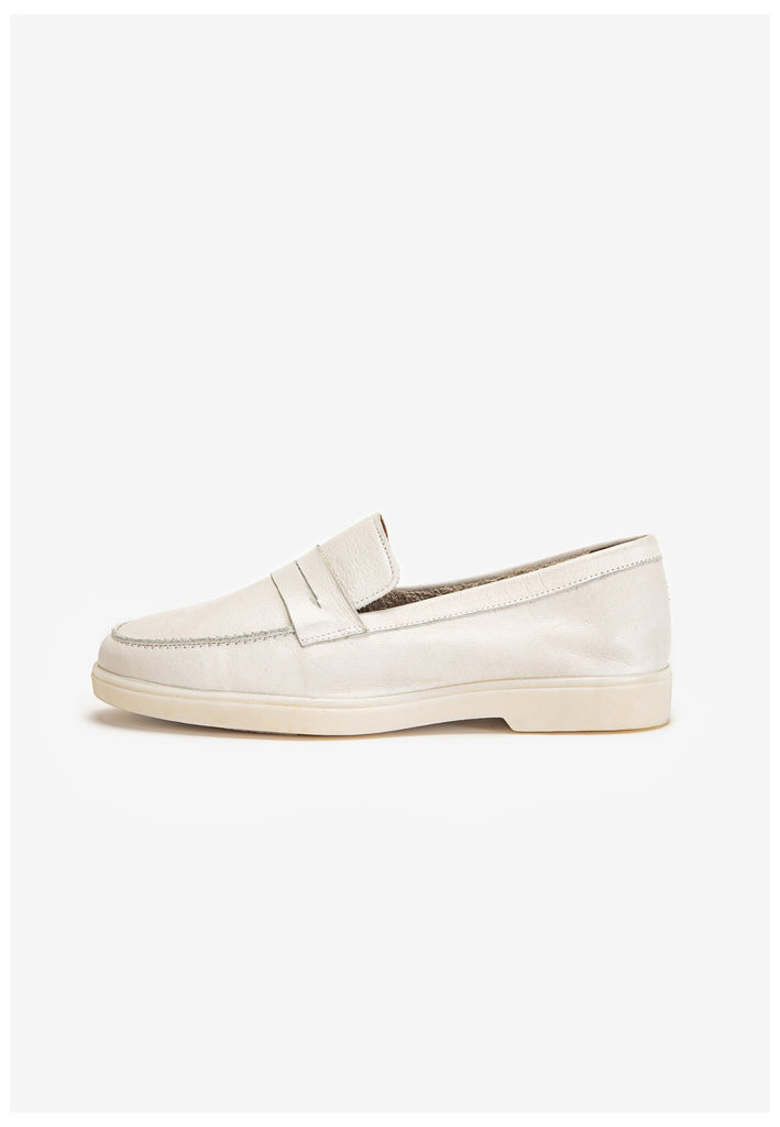 Inuovo Slipper Leder Creme - surf4shoes