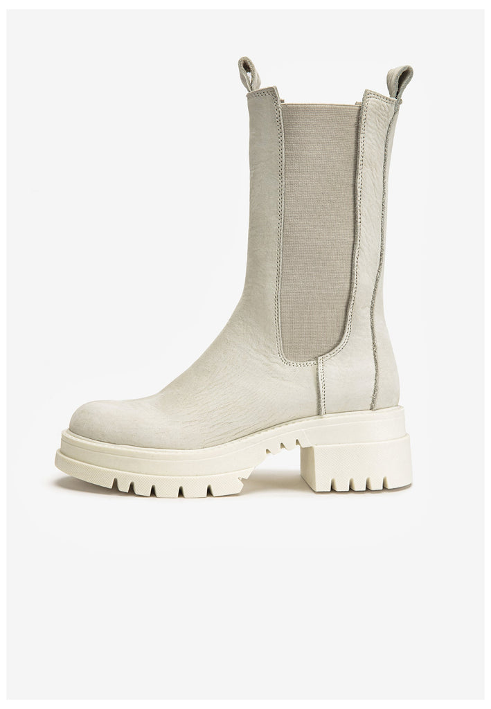 Inuovo Stiefel Leder/Textil Hellbeige - surf4shoes