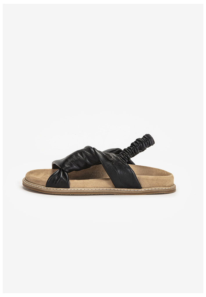 Inuovo Sandalen Leder Schwarz - surf4shoes