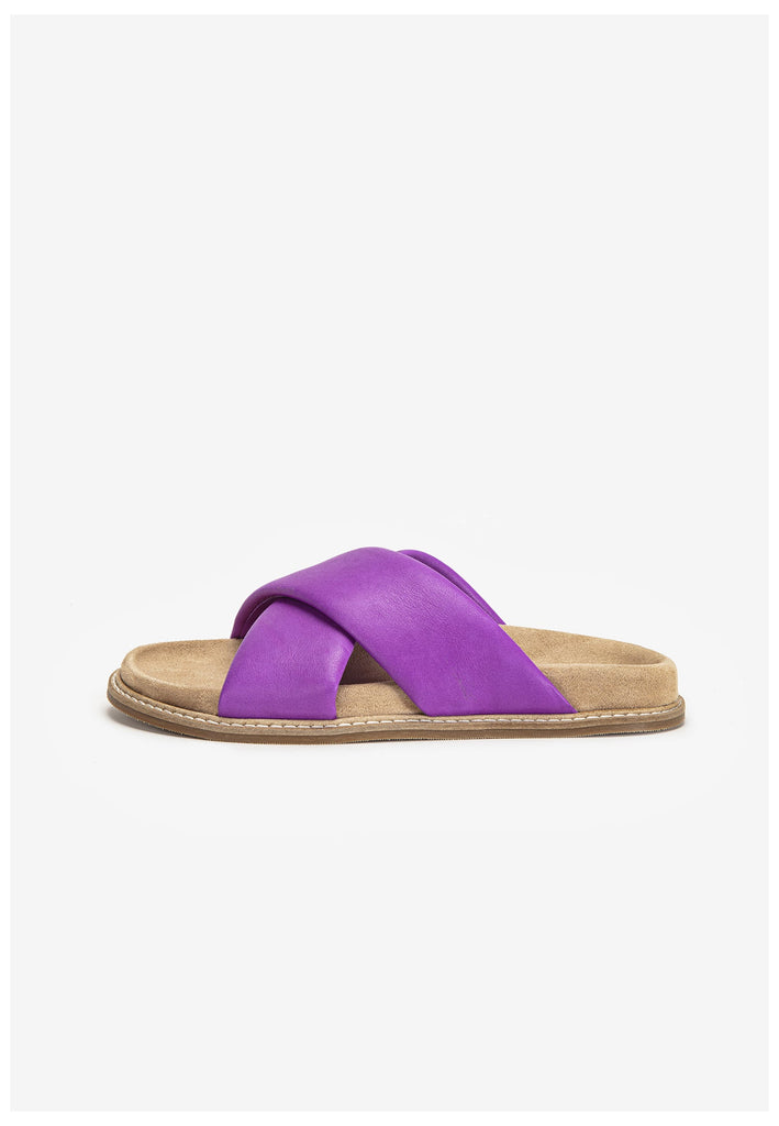Inuovo Pantoletten Leder Purple - surf4shoes