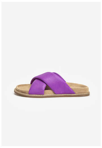 Inuovo Pantoletten Leder Purple - surf4shoes